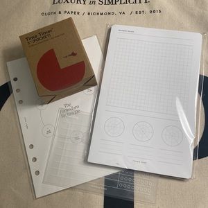 Cloth & Paper A5 Pomodoro Technique